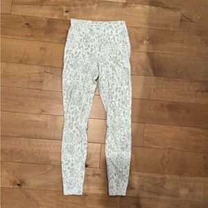 Lululemon Leopard Print High-Waisted Leggings
